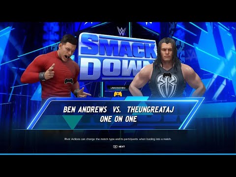 AWA Friday night smackdown: Ben Andrews vs Theungreataj