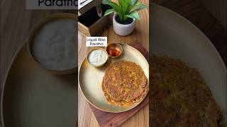 Liquid Aloo Paratha / no kneading but only mixing