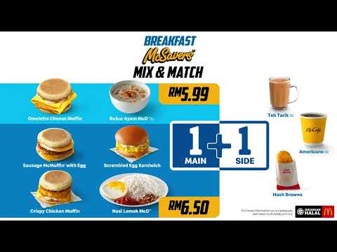 McD Breakfast McSavers Mix & Match