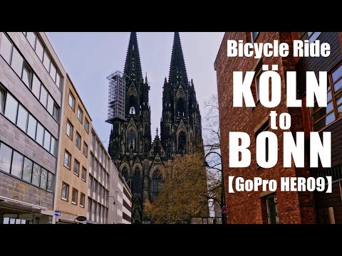 COLOGNE to BONN | Bicycle ride along the Rhein [GoPro HERO9]