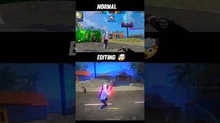 Normal + Editing 🤯 Free Fire Capcut Edit