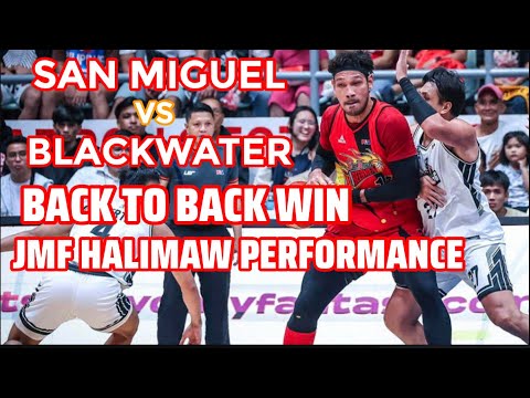 SAN MIGUEL VS BLACKWATER HIGHLIGHTS BACK TO BACK WIN