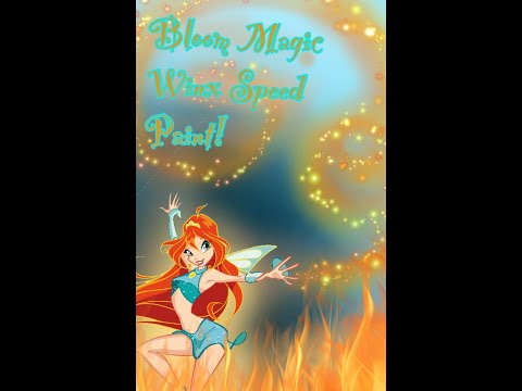 Bloom Magic Winx speed paint!