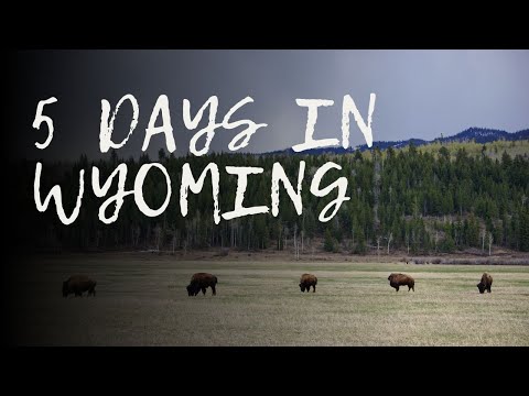 5 Days in Wyoming : Where to go? | Itinerary map