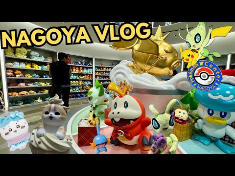 NAGOYA VLOG - NEW Pokemon Center, Chiikawa Magical Shop, Mofusand & More