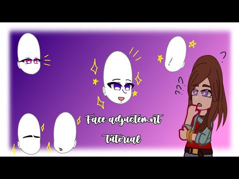 Face adjustments tutorial | by: @blissxfull1260 | tag: gacha club