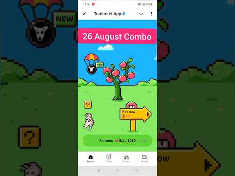 Tomarket combo today 26 august | tomarket mystery combo | tomato secret | tomarket secret combo