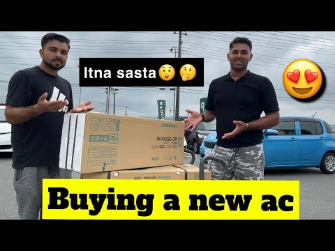 Garmi itni ke jaa ke new AC buy karna para 🥵#japan#urdu#hindi#vlogs