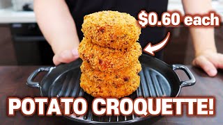 Cheap and Easy Japanese Potato Croquette l Save Your Money