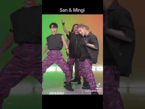 San & Mingi just killed it #ateez #mingi #san #kpop