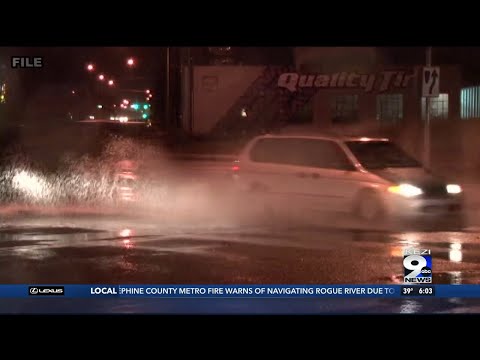 ODOT assisting in draining water from roads