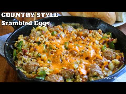 Y'all NEED This Country Scrambled Eggs Skillet Recipe! (So Good!)