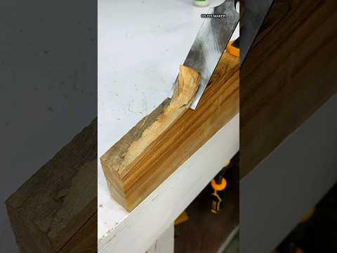 How to Repair Wooden Connor #woodworking #shorts