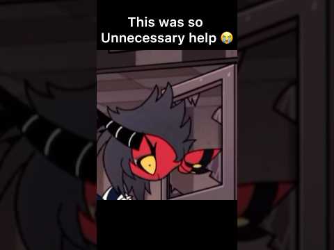 So unnecessary 😭 #hazbinhotel #hazbin #helluvaboss