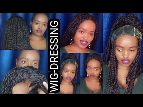 How to style you braided wig // Beautiful ways of styling your wig // dressing your wig // Howto DIY