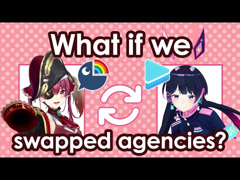 What if Marine was in Nijisanji and Mito was in hololive? [ENG sub]