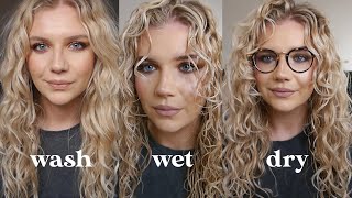 QUICK & SIMPLE CURLY HAIR STYLING ROUTINE