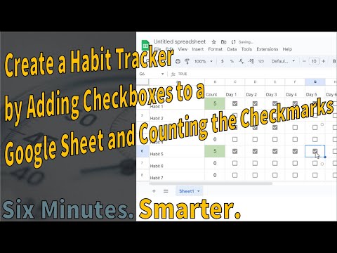 Adding Checkboxes to a Google Sheet and Counting Them