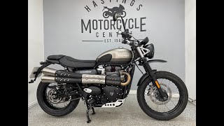 Triumph Street Scrambler 900 Sandstorm Edition For Sale At Hastings Motorcycle Centre