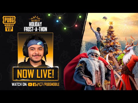 PUBG MOBILE VIP Holiday Frost-a-Thon: Home Edition w/ @byMedalcore!