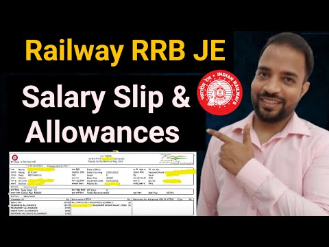 Railways RRB JE Salary Slip 2024 | RRB JE Latest Salary Slip || RRB Junior Engineer Salary 2024