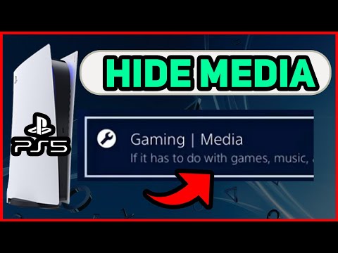 PS5 WHAT IS MEDIA? HOW TO HIDE MEDIA!? NEW!