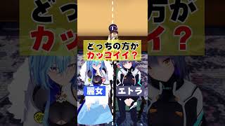 春雨麗女とエトラ、どっちの方が○○？ #あおぎり高校 #vtuber #funny #Shorts