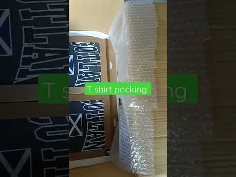 t-shirt ki packing kis Tarah ki jaati hai box ma