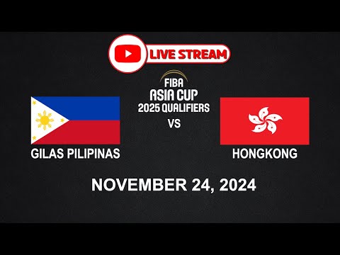 LIVE NOW! GILAS PILIPINAS vs HONGKONG | FIBA ASIA CUP | November 24, 2024 | NBA2K24 Simulation Only