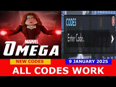 [Jean Grey] Marvel Omega ROBLOX | NEW CODES | JANUARY 9, 2025