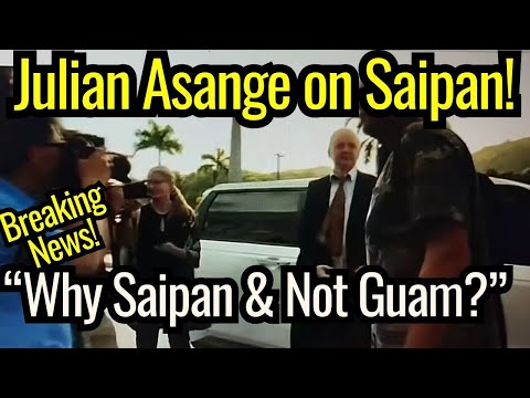 Julian Asange on Saipan