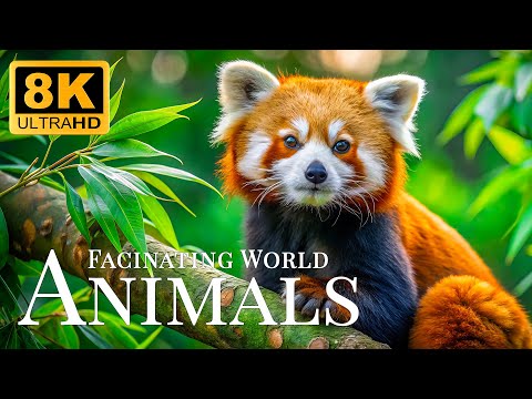 Facinating World Animals 8K ULTRA HD🐾Relaxing Animals, Rare Moments