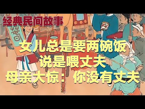 民间故事：女儿总是要两碗饭，说是喂丈夫，母亲大惊：你没有丈夫