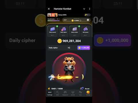 Hamster Daily Cipher | Making money online | One billion coin  #onebillioncoin