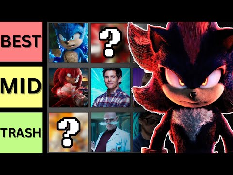 I Ranked Every Sonic the Hedgehog Character