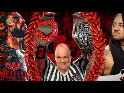 Fight For Ula-Fala Solo Sikoa vs Roman Reigns in Smackdown Live Today | WWE RAW Highlights NETFLIX