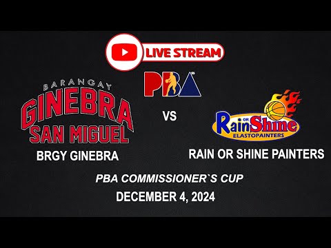 LIVE NOW! BRGY GINEBRA vs RAIN OR SHINE | PBASeason49 | December 4, 2024 | NBA2K24 Simulation Only