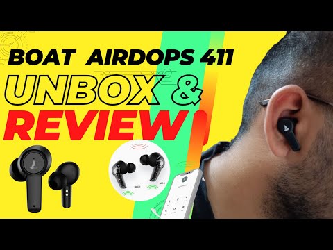 Boat Airdops 411 ANC unboxing & review | best budget TWS earbuds under 2000 in 2022 | #boatairdops