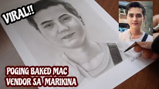 Drawing Enteng Buenaventura Poging vendor ng Baked Mac | jesar art