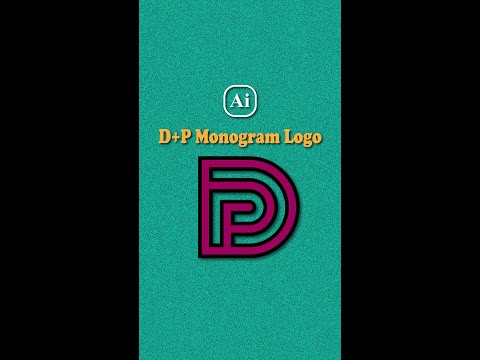 Adobe Illustrator - D+P Monogram Logo Design