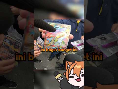 aku bagi2 50 pack kartu pokémon..  #shorts