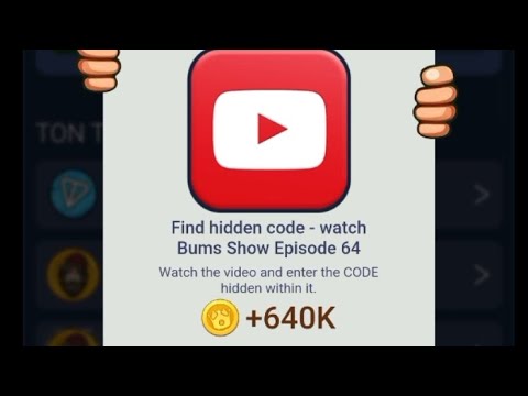 Bums Show Episode 64 Code | Bums Video Code