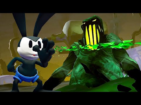 Epic Mickey Rebrushed - 100% Walkthrough - Part 3: Down with the Phantom Blot! (Thinner Path)