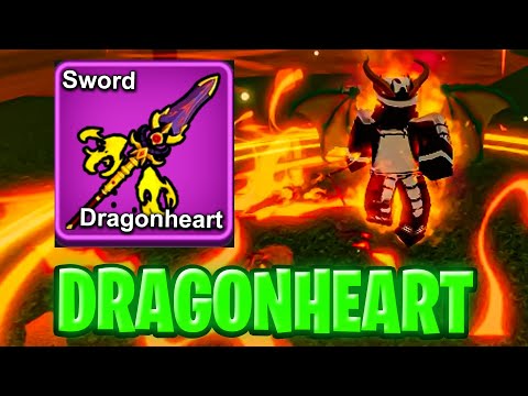 How To GET DRAGON HEART NEW SWORD SHOWCASE in BLOX FRUITS! ROBLOX