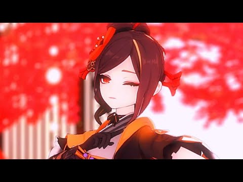 Genshin Impact MMD｜与梦盛开｜Chiori #Chiori #Genshin #GenshinImpact #MMD