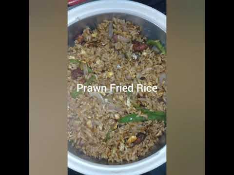 Yummy prawn Fried Rice / How to make prawn fried rice in Tamil #prawn #Friedrice