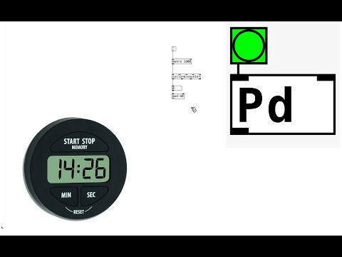 How to make a timer (minute : seconds) in Pure Data