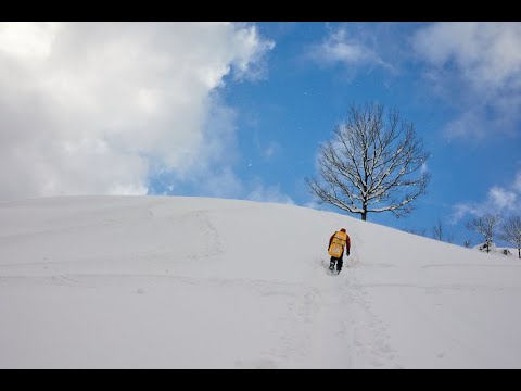 家族でバックカントリーそり！family backcountry sledding