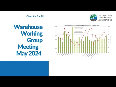 Warehouse Working Group Meeting 05-06-24