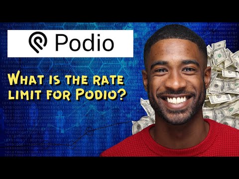 What is the rate limit for Podio